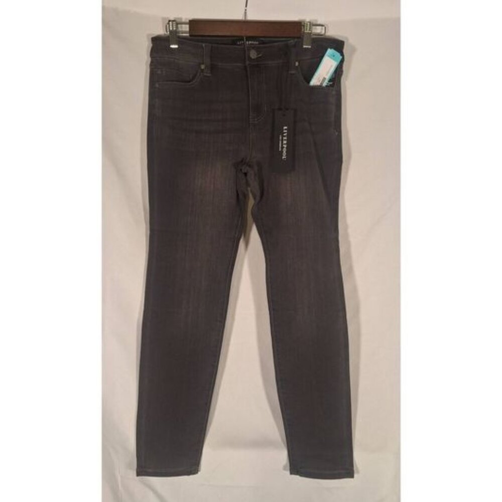 Liverpool Abby Skinny Jean - Dark Grey 8/29